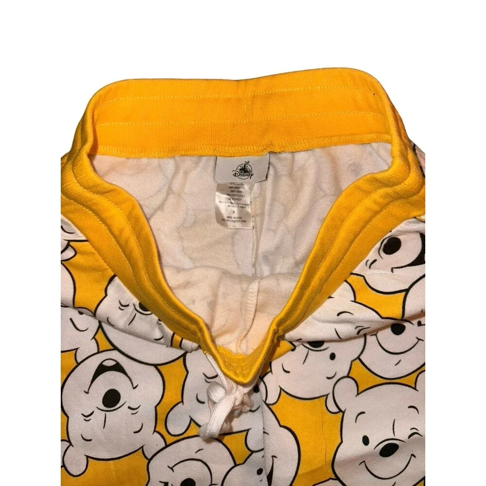 Disney Winnie The Pooh Pajama Set Yellow Sleepwear Pants Shirt Girls 2 Piece Sm - Picture 10 of 14